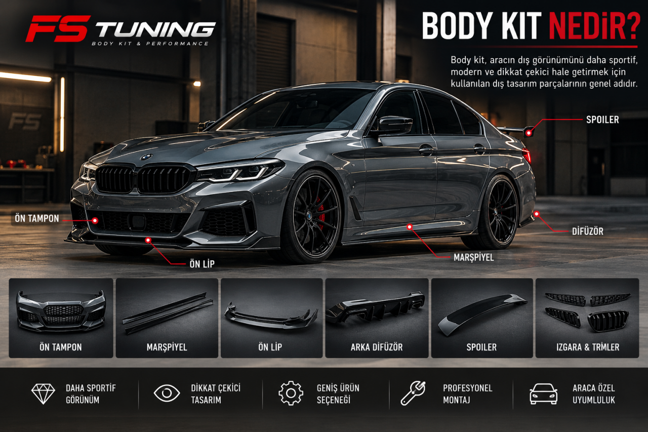 Body Kit Nedir? Araç İçin Body Kit Seçerken Nelere Dikkat Edilmeli?