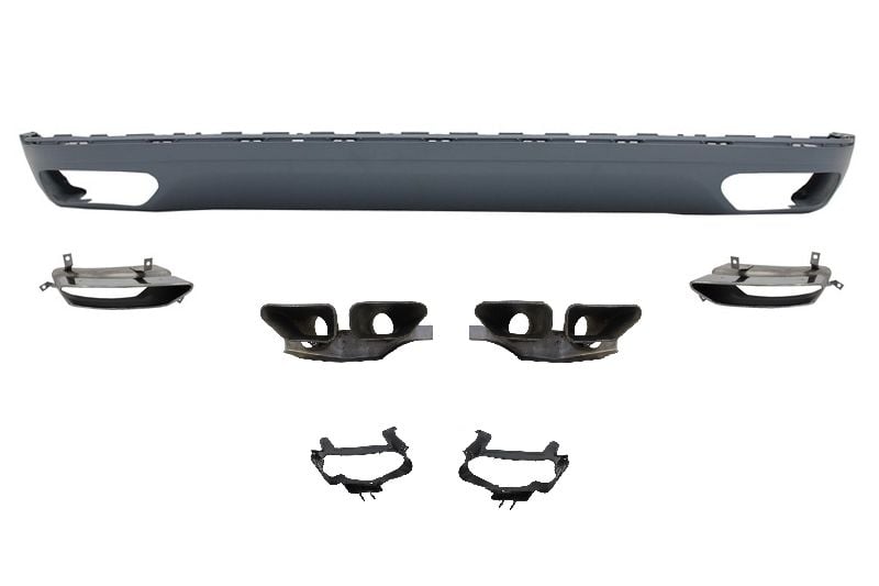 Audi a8 w12 difüzör arka ve egsoz uçları seti 2010 / 2013