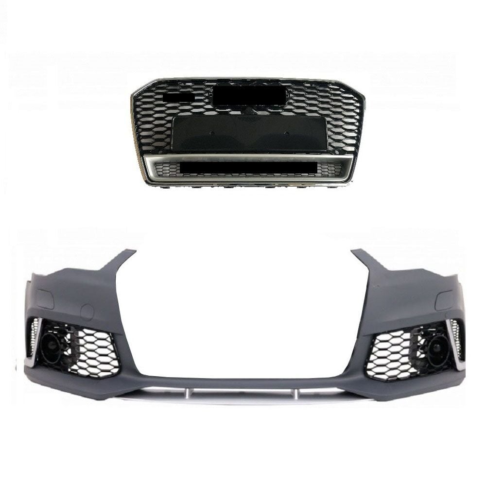 Audi a6 rs6 ön tampon ve panjur seti 2014 / 2018