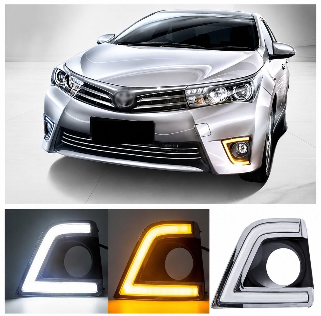 Toyota corolla gündüz drl sis lambası farı ledli 2013 / 2017