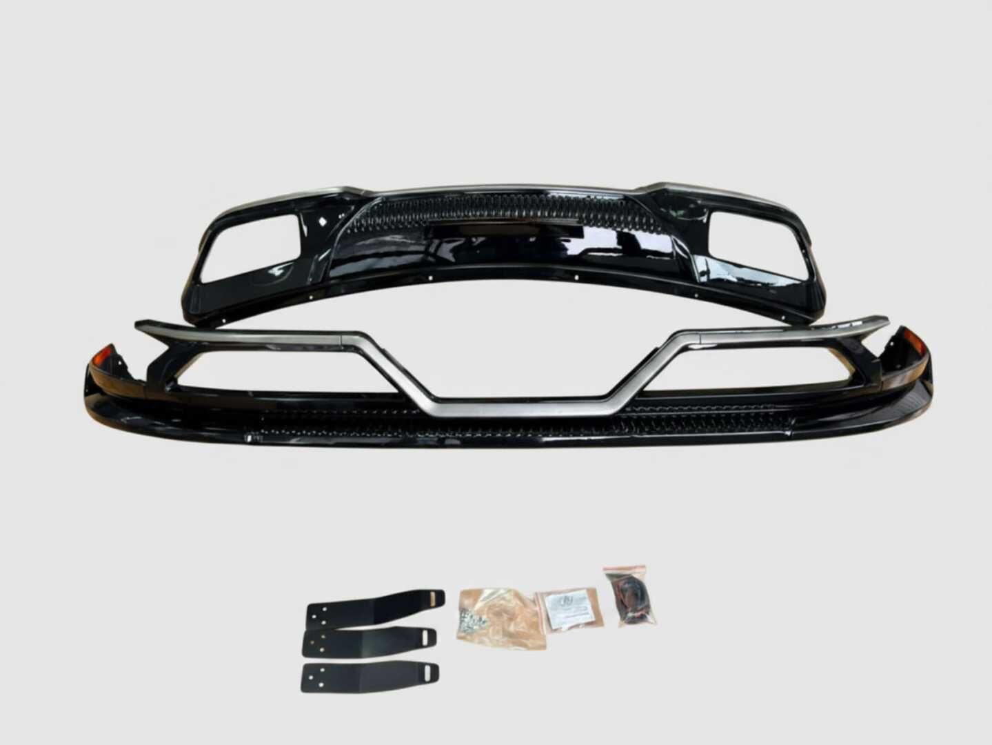 Jaecoo 7 ön arka tampon koruma body kit tampon ekleri seti pianoblack
