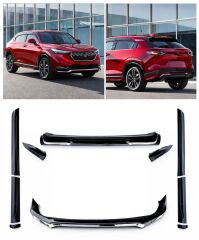 Honda hrv aero body kit tampon ekleri pianoblack 2021+