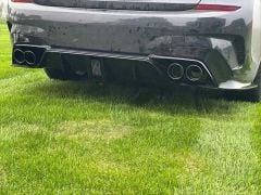 Bmw g20 m3 gts arka difüzör seti çakar ve egzoz 2019+