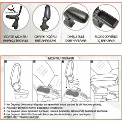 Dacia duster kol dayama kolçak vidasız orta konsol niken 2018+