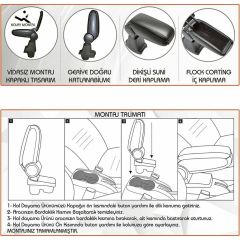 Ford connect kol dayama kolçak vidasız orta konsol niken 2002 / 2009