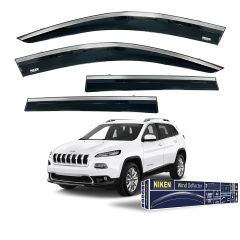 Jeep cherokee cam rüzgarlığı kromlu niken 2014+