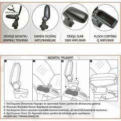 Ford focus 2 kol dayama kolçak vidasız orta konsol niken 2005 / 2011