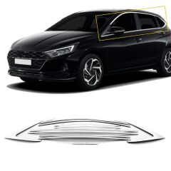 Hyundai i20 cam çerçevesi kenar çıtası krom tamtur 2019+ 14 parça