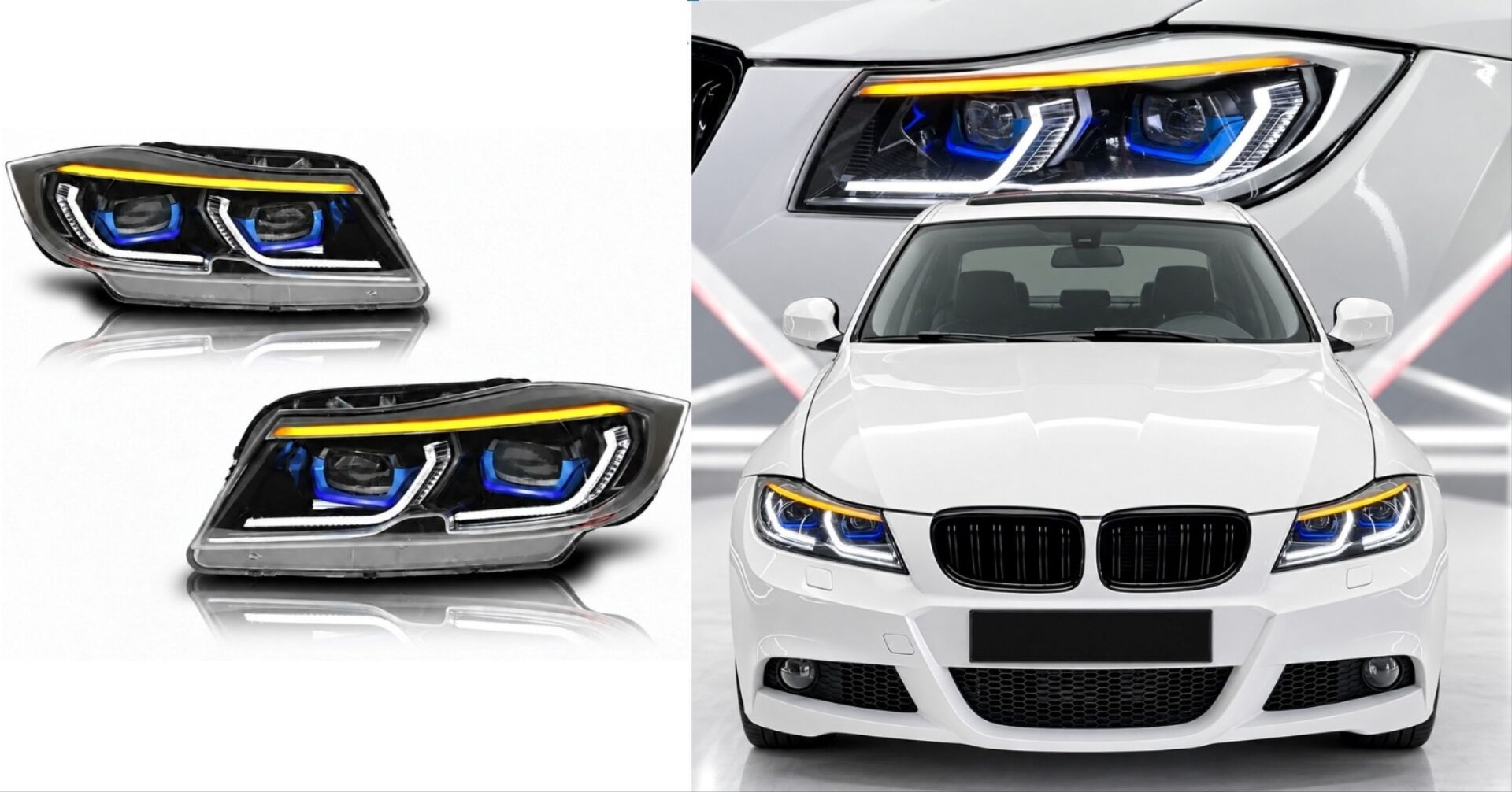 Bmw e90 lci ön far lambası g20 model full led 2009 / 2012