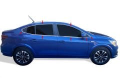 Renault taliant cam çerçevesi kenar çıtası krom tamtur 2021+ 16 parça