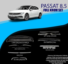Vw passat b8,5 full krom nikelaj seti 2019+