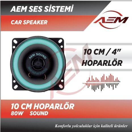 AEM SOUND HOPARLÖR 10 CM 80W