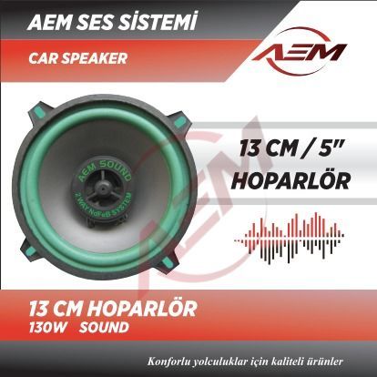 AEM SOUND HOPARLÖR 13 CM  130W