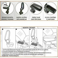 Opel corsa d kol dayama kolçak vidasız orta konsol niken