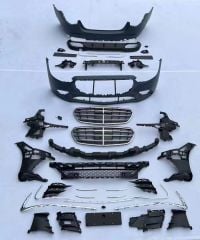 Mercedes w223 s450 body kit tampon seti silver