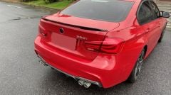 Bmw f30 m performance bagaj üstü spoiler pianoblack