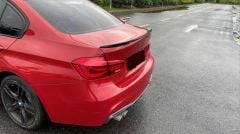 Bmw f30 m performance bagaj üstü spoiler pianoblack