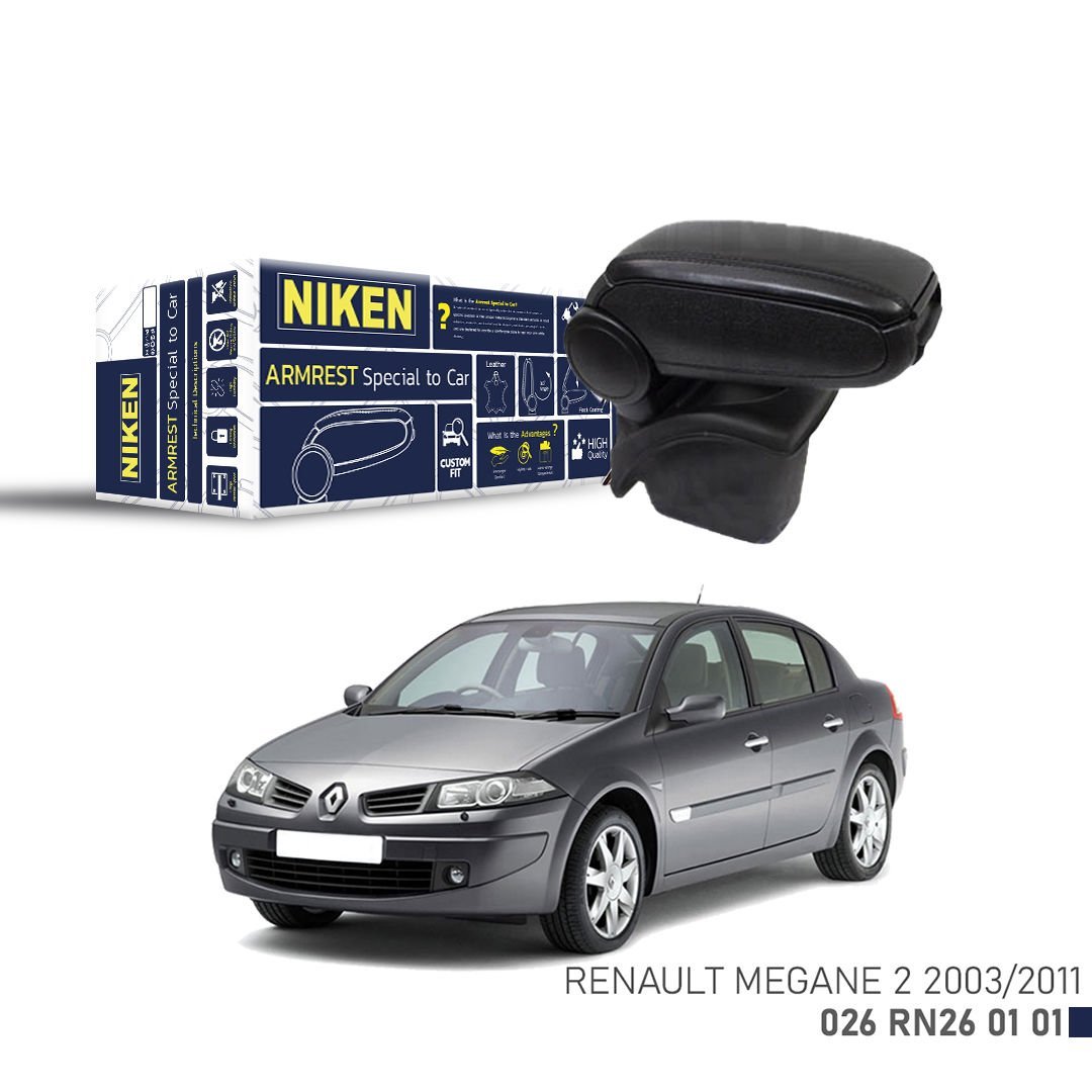 Renault megane 2 kol dayama kolçak vidasız orta konsol niken