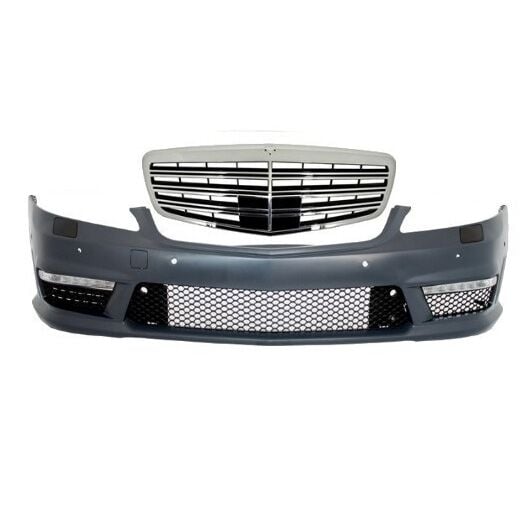 Mercedes w221 s63 ön tampon ve panjur seti