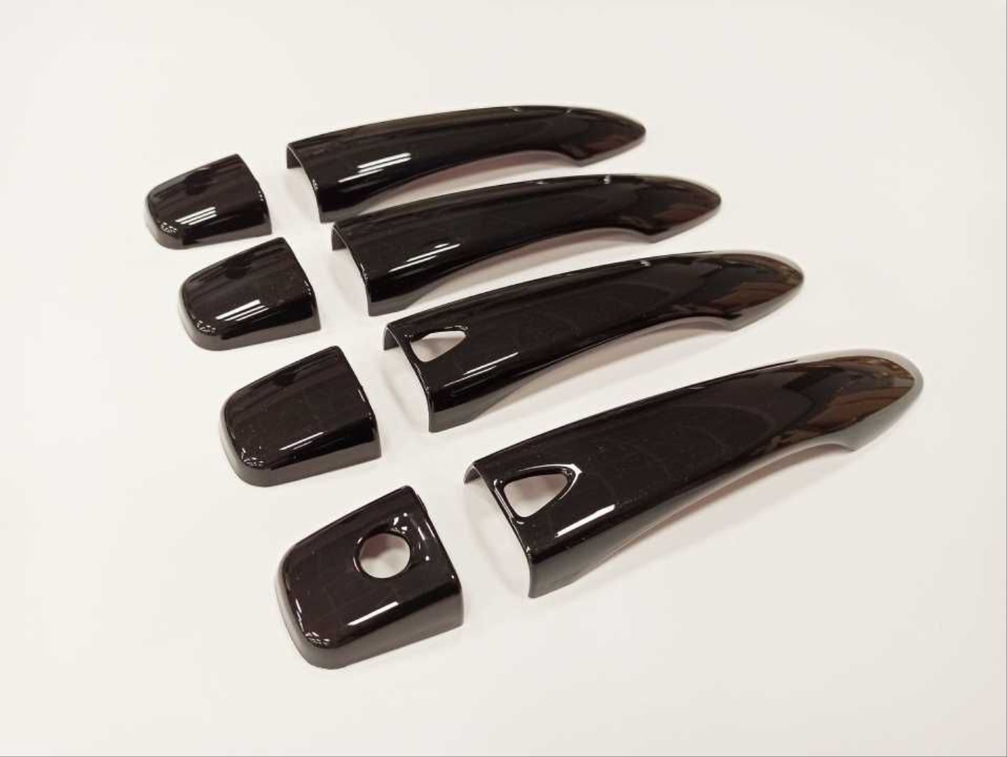 Honda city uyumlu dış kapı kolu kaplaması smart key piano black 2021+ için uygundur