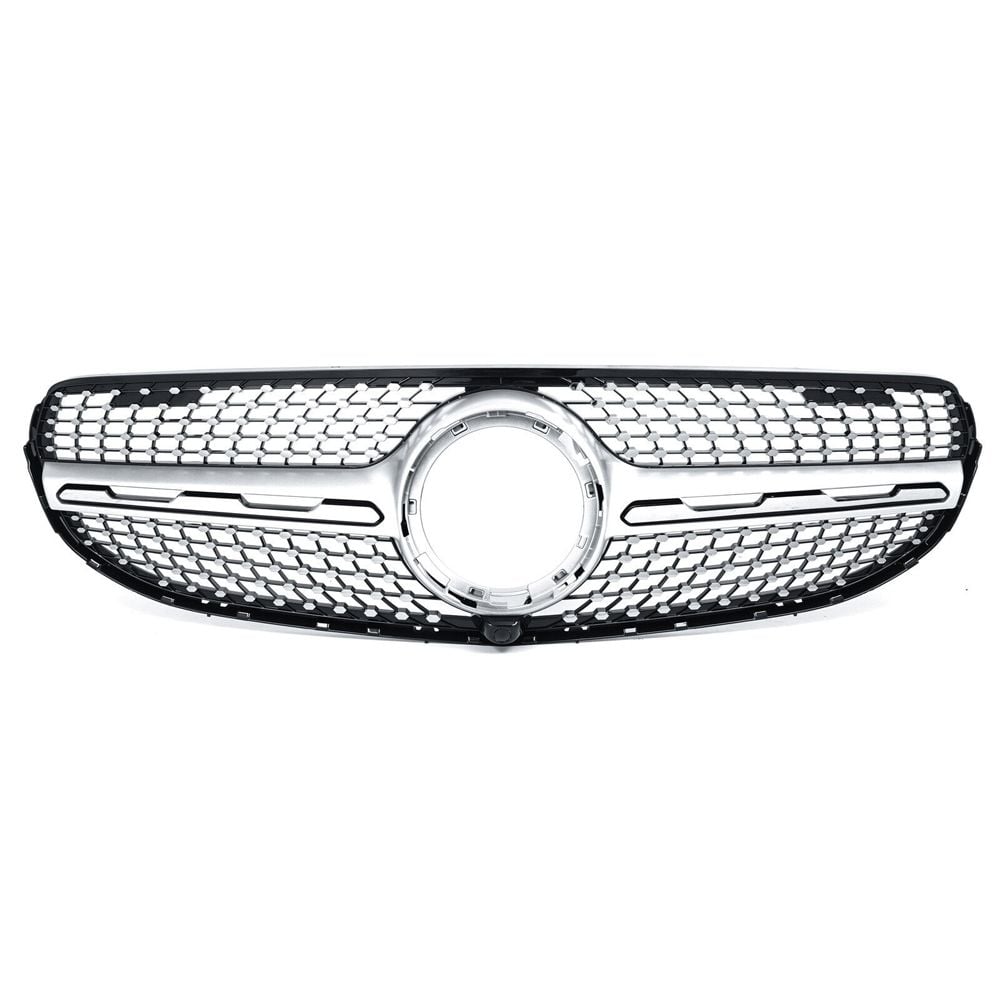 Mercedes w253 glc diamond ön panjur ızgara gri çıta 2020+