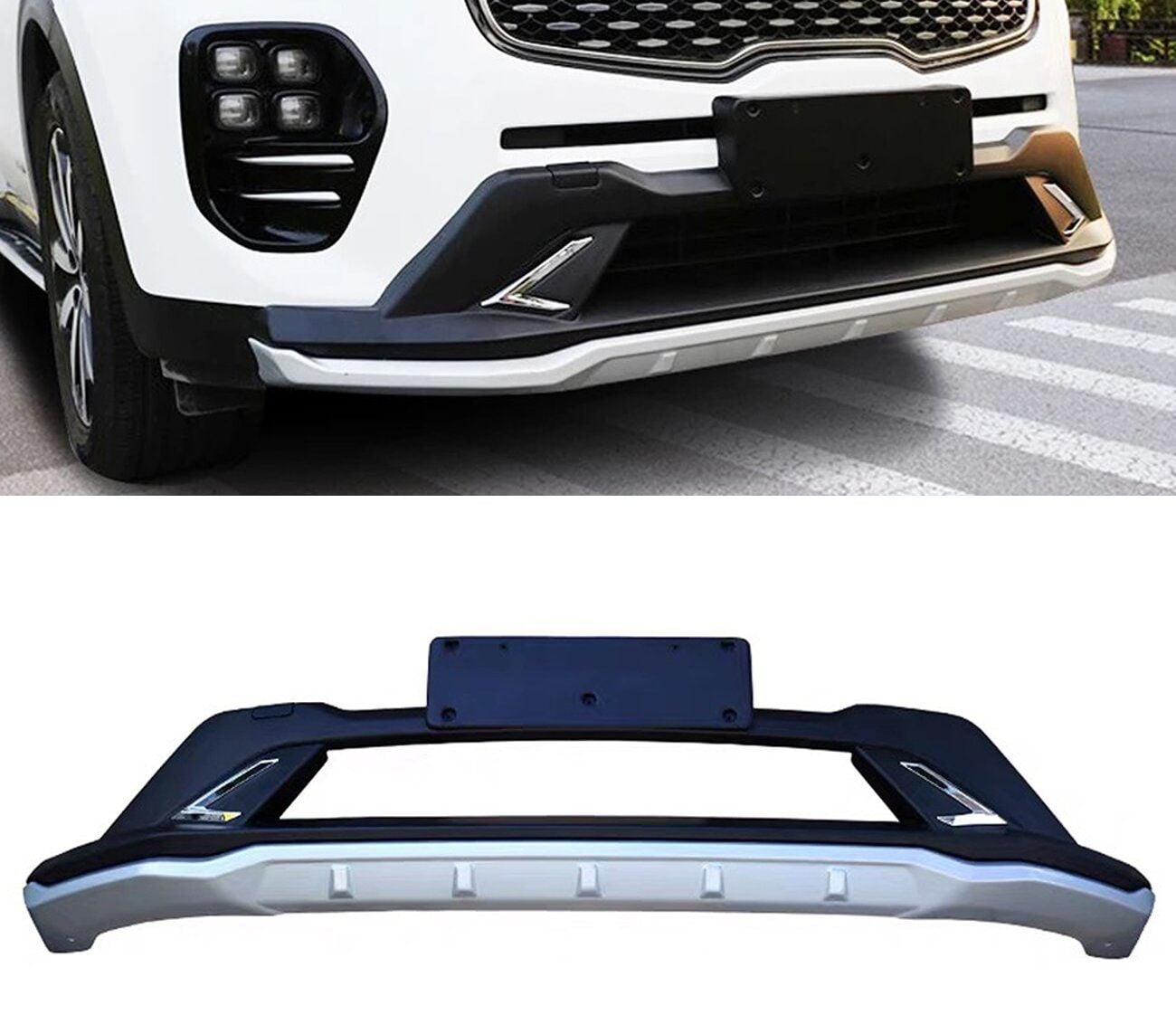Kia sportage ön tampon koruma difüzör 2016 / 2018