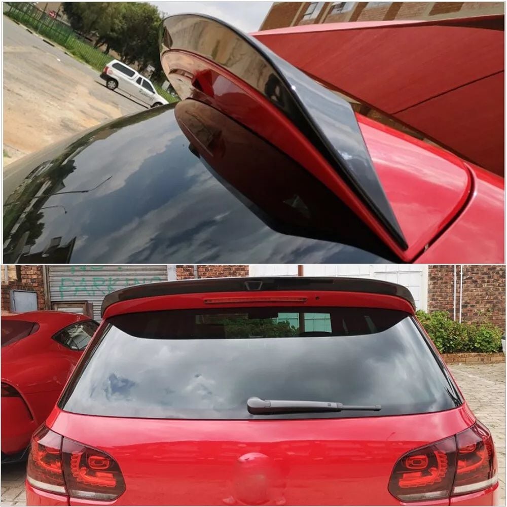 Vw golf 6 gti bagaj üstü spoiler pianoblack boyalı 2009 / 2013