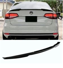 Vw jetta bagaj üstü spoiler pianoblack boyalı yarasa 2011 / 2017