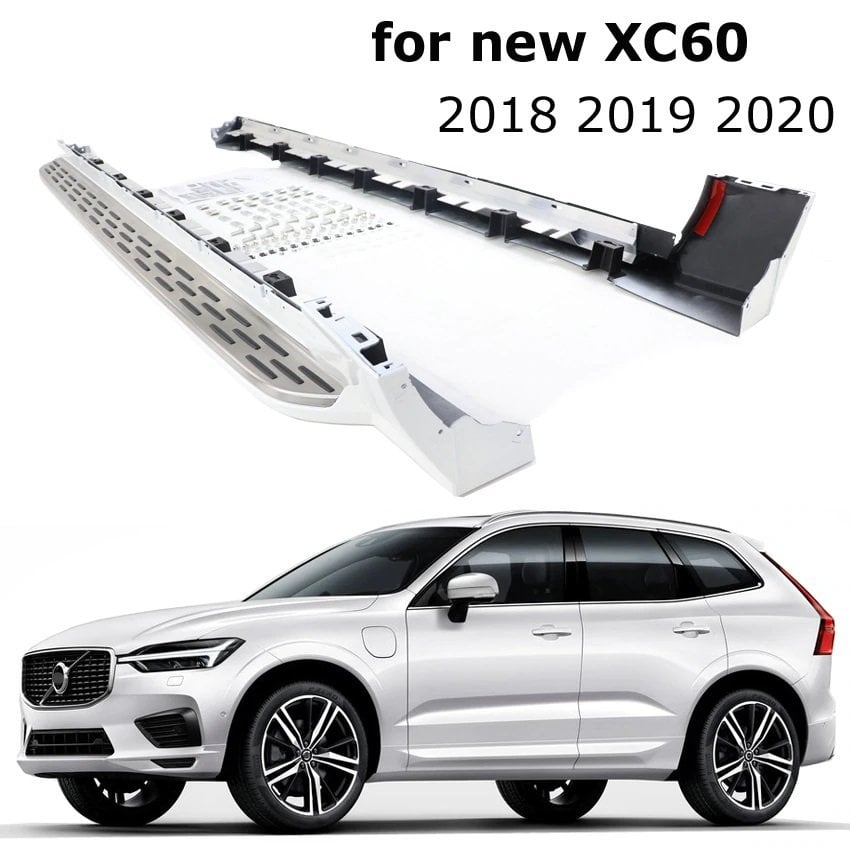 Volvo xc60 yan basamak marşbiyel koruma 2019+ BEYAZ BOYALI