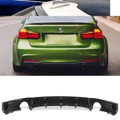 Bmw F30 arka tampon difüzörü 2 çıkış 0x0 2012 / 2019