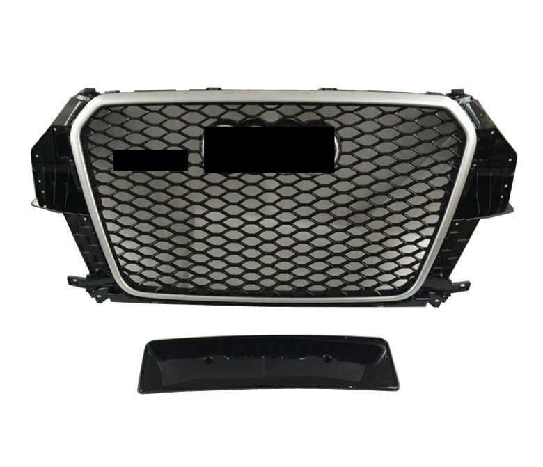 Audi q3 rsq3 ön panjur komple 2012 / 2015 krom siyah