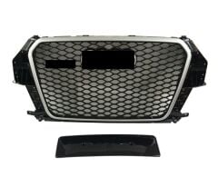 Audi q3 rsq3 ön panjur komple 2012 / 2015 krom siyah