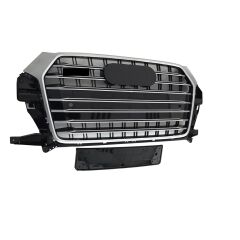 Audi q3 sq3 ön panjur komple 2015 / 2018 krom siyah