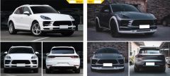 Porsche macan wide body kit tampon seti 2018+