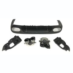 Mercedes c238 e53 arka difüzör ve siyah egzoz seti coupe w213