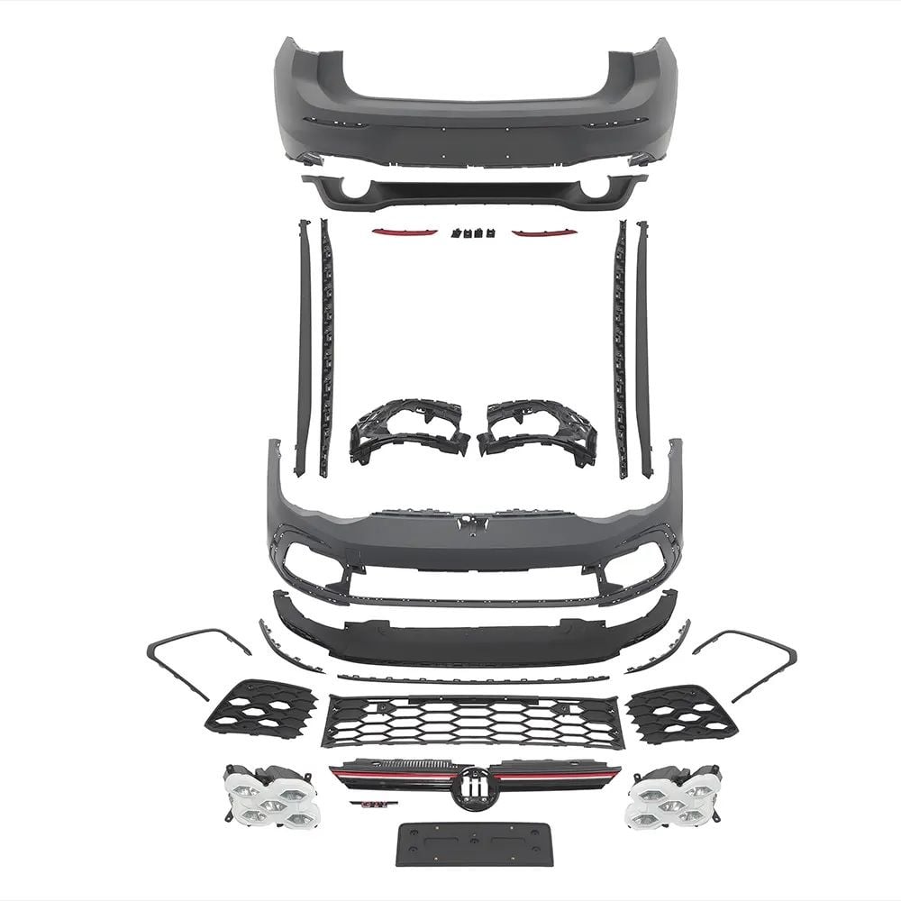 Vw golf 8 gti body kit tampon ve panjur seti 2021+