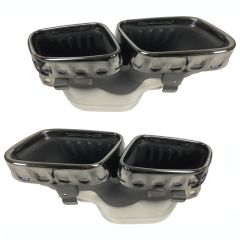 Mercedes w213 e63 arka difüzör ve siyah egzoz seti facelift