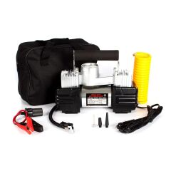 Araç lastik hava kompresör metal çift silindir büyük çantalı niken