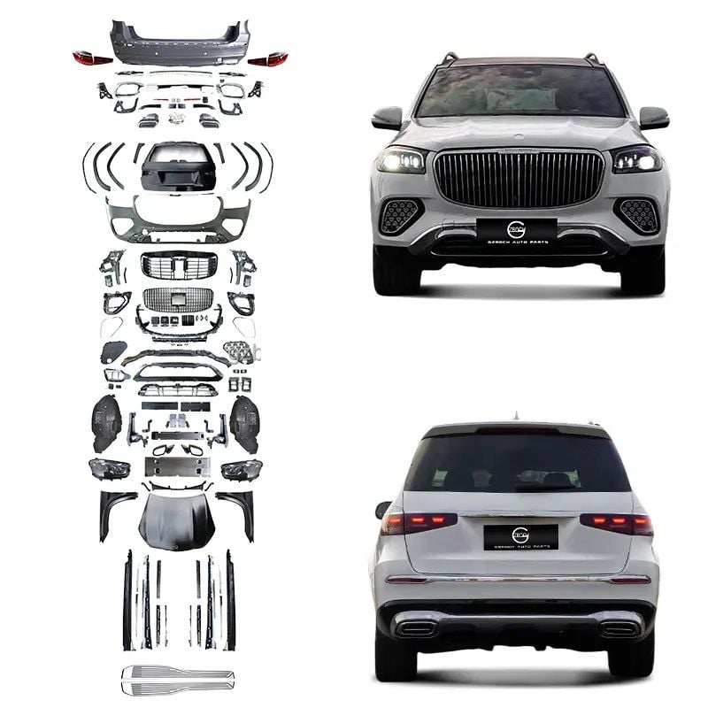 Mercedes gls x166 to x167 maybach dönüşüm body kit seti full facelift