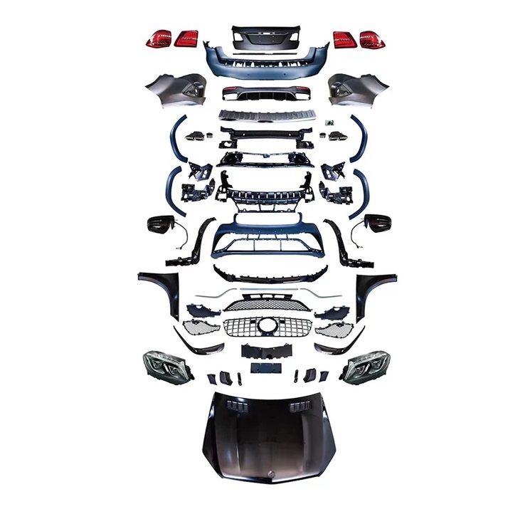 Mercedes gl x164 to x166 gls63 dönüşüm body kit seti full facelift