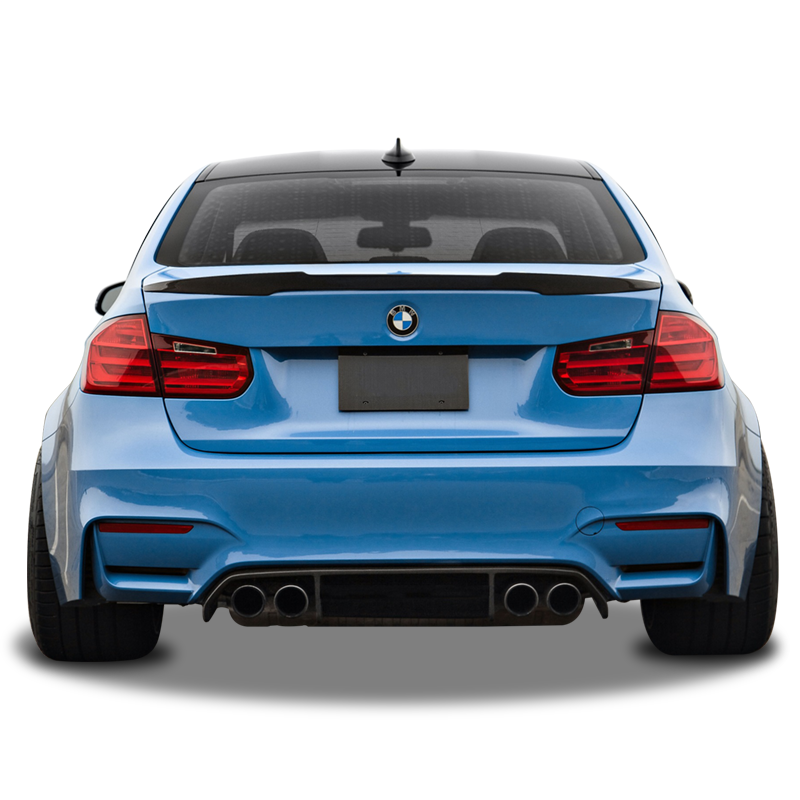 Bmw F30 bagaj üstü spoiler F80 m3 yarasa tip pianoblack boyalı