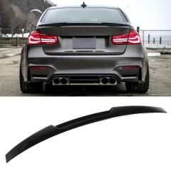 Bmw F30 bagaj üstü spoiler F80 m3 yarasa tip pianoblack boyalı