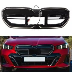 Bmw g60 m60 ön böbrek panjur ızgara ledli m performance 2024+