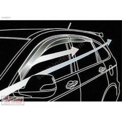 Honda crv uyumlu  cam rüzgarlığı mugen 4.lü 2013 / 2018
