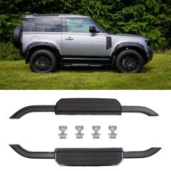 Lr defender yan basamak koruma 90 kasa full siyah 2020+