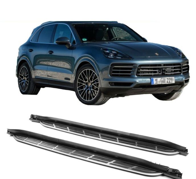 Porsche cayenne yan basamak marşbiyel koruma 2018+
