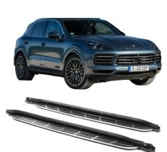 Porsche cayenne yan basamak marşbiyel koruma 2018+
