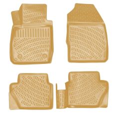 Ford fiesta 3d havuzlu paspas bej 2009 / 2017+ Rizline