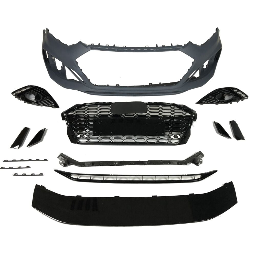 Audi a5 rs5 ön tampon ve panjur seti 2019+ facelift