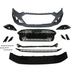 Audi a5 rs5 ön tampon ve panjur seti 2019+ facelift